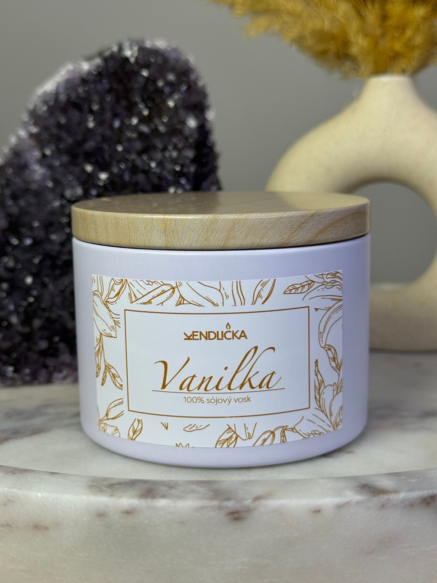 Vonná svíčka Vanilka - Serenity bílá