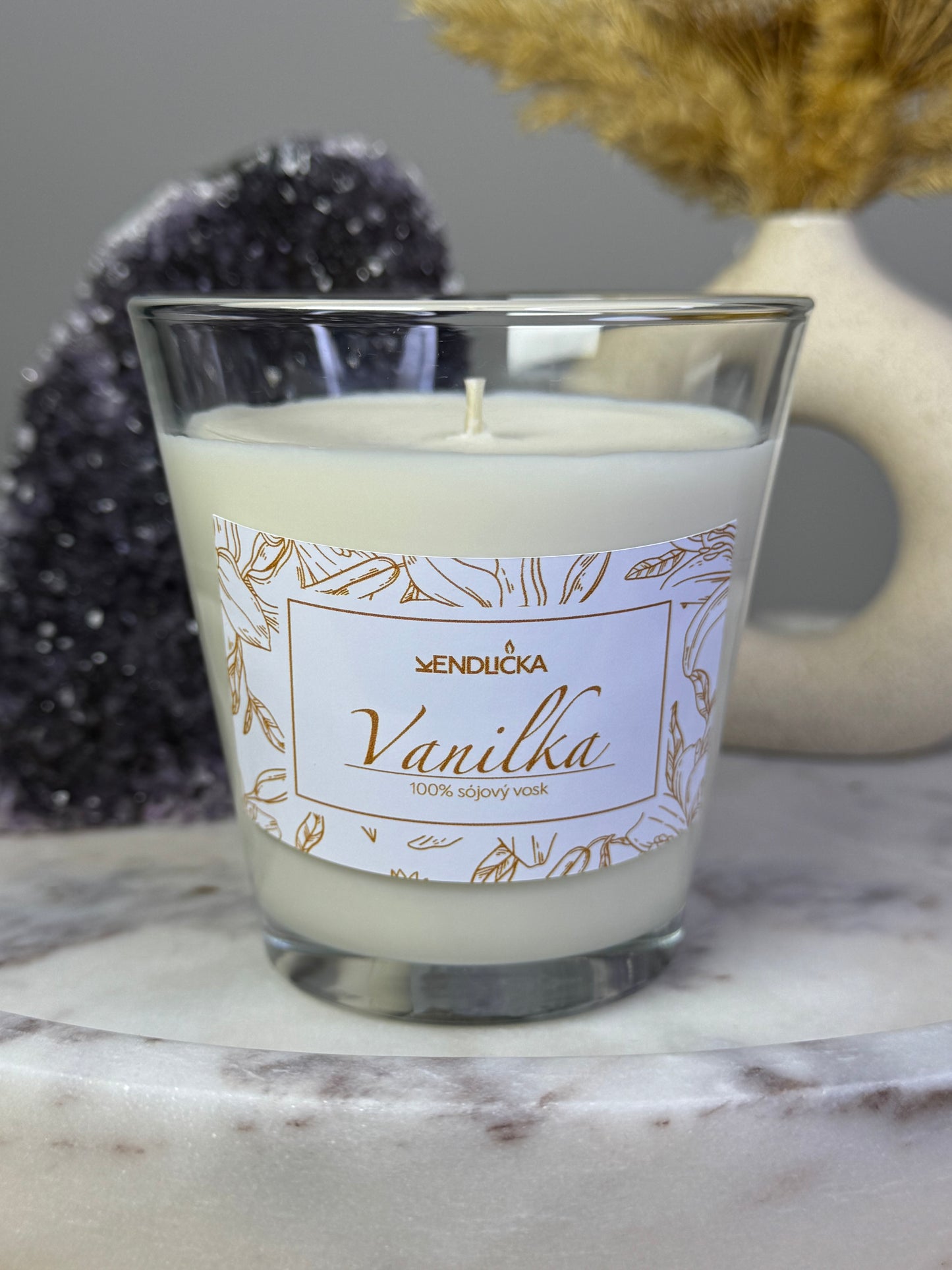 Vonná svíčka Vanilka - Zkosená